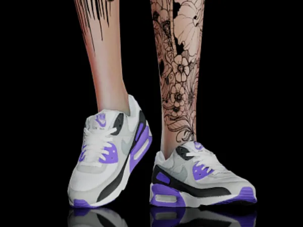 Alpha Nike Air Max 90 by Shushilda - The Sims 4 Custom Content