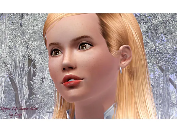 Upper Lip Shape Slider - The Sims 3 Custom Content