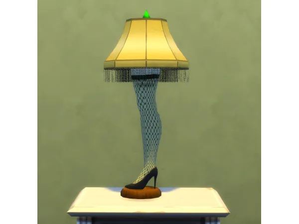 Maxis Match A Major Award ''A Christmas Story'' Leg Lamp for by harlequin_eyes - The Sims 4 Custom Content