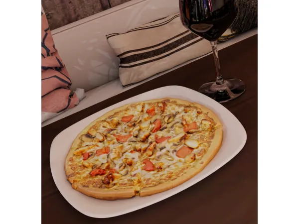 Alpha Chicken Pesto Pizza by Afrosimtric Sims - The Sims 4 Custom Content