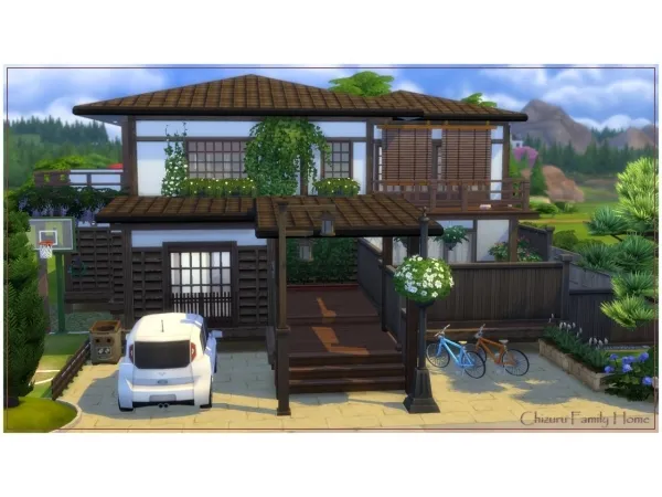 Maxis Match Chizuru Family Home - The Sims 4 Custom Content