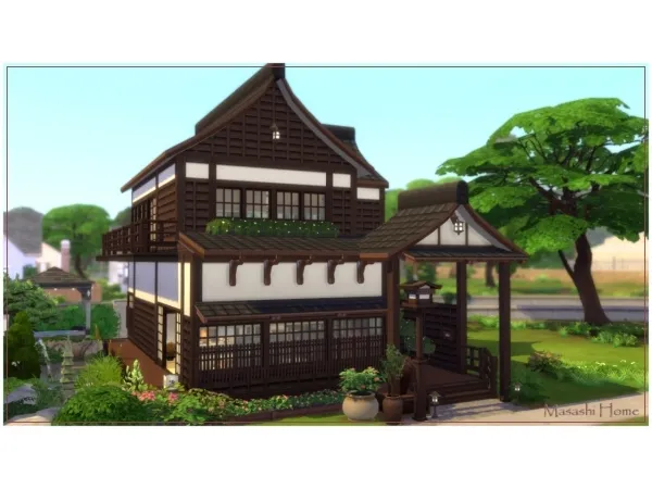 Maxis Match Masashi Home - The Sims 4 Custom Content