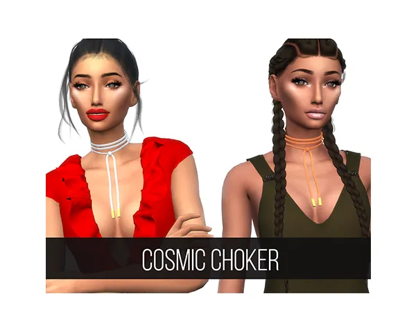 Mix COSMIC CHOKER - The Sims 4 Custom Content
