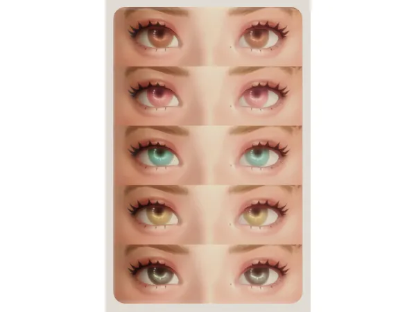 Mix ៸៸ euphoria eyes ៸៸ by boonstow updated - The Sims 4 Custom Content