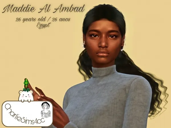 Maxis Match Maddie Al Ambad by charliesims4cc - The Sims 4 Custom Content