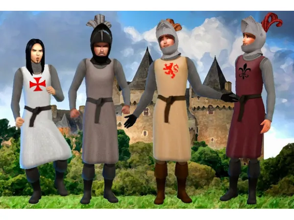 Maxis Match Medieval Warrior by Kiara Zurk - The Sims 4 Custom Content