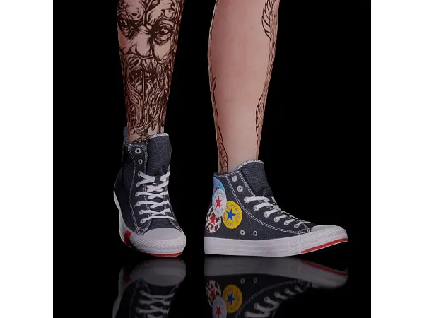 Alpha Converse all star by [Shushilda] - The Sims 4 Custom Content