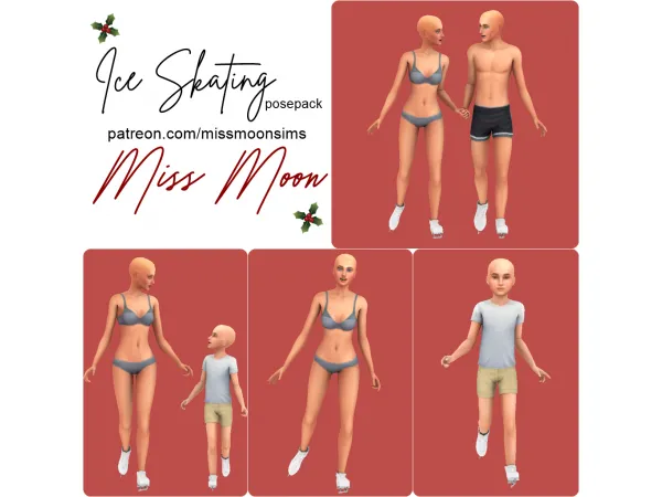 Maxis Match Ice skating - The Sims 4 Custom Content