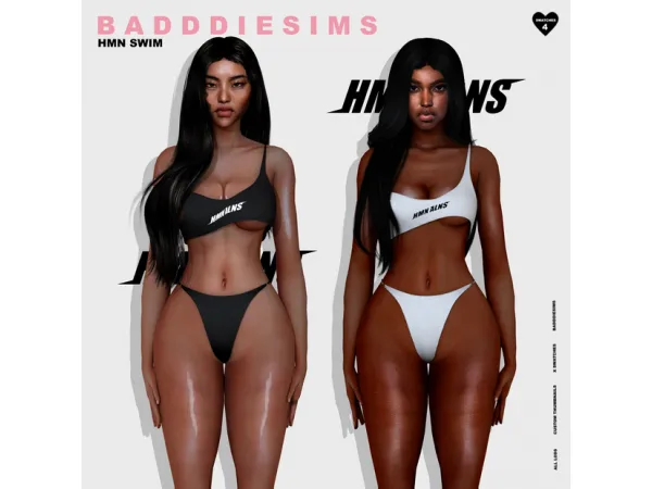 Alpha HMN SWIM by simsfinds - The Sims 4 Custom Content