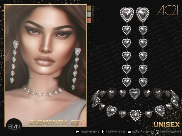 Alpha Clementia Set [AC21 Day 11] - The Sims 4 Custom Content