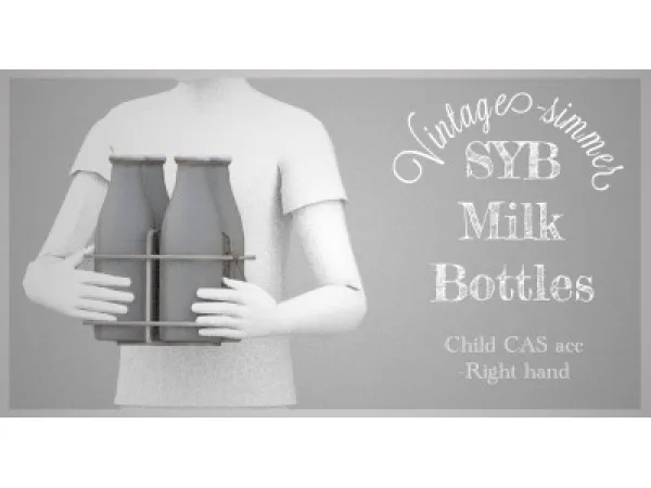 Maxis Match Child CAS acc Milks - The Sims 4 Custom Content