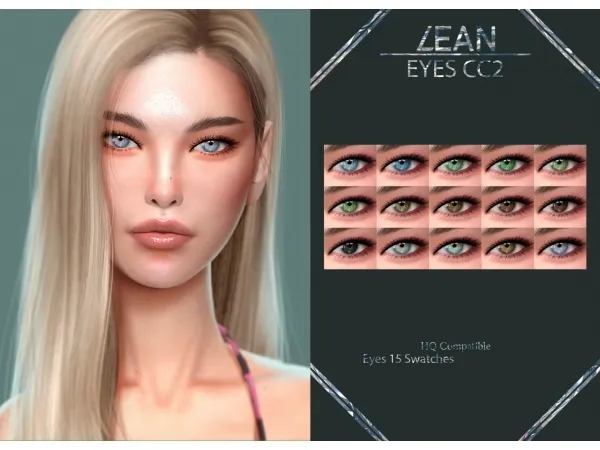 Mix LEAN EYES CC2 (FREE) - The Sims 4 Custom Content