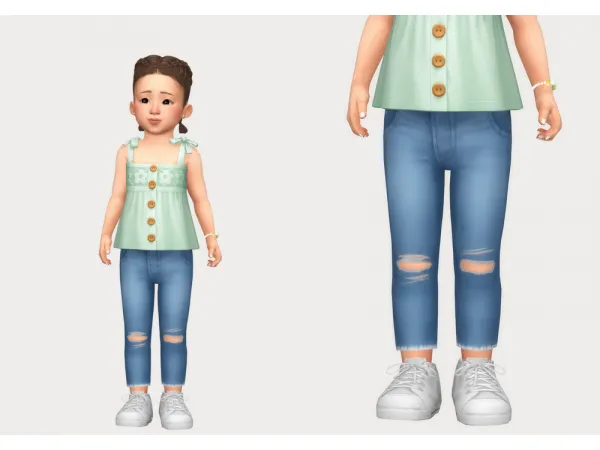 Maxis Match skinny jeans by casteru - The Sims 4 Custom Content