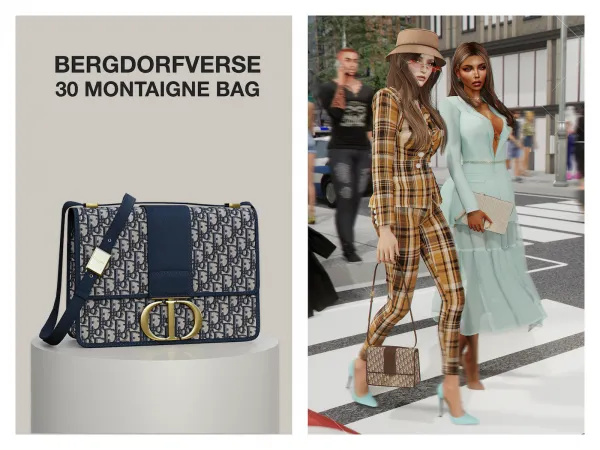 Alpha 30 Montaigne Bag - The Sims 4 Custom Content