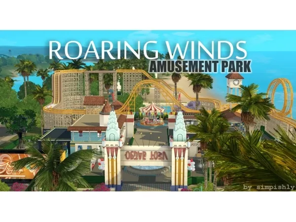 Roaring Winds Amusement Park by simpishly - The Sims 3 Custom Content