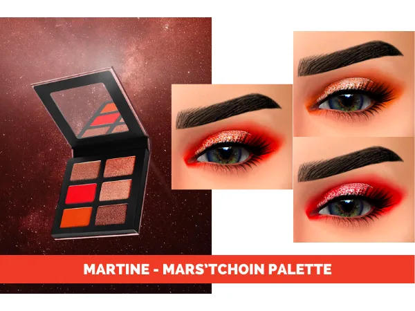 Alpha MARTINE MARS'TCHOIN PALETTE - The Sims 4 Custom Content