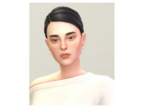 Maxis Match Rusty Hair II (26 Color Ombré ACC) by Rusty's - The Sims 4 Custom Content