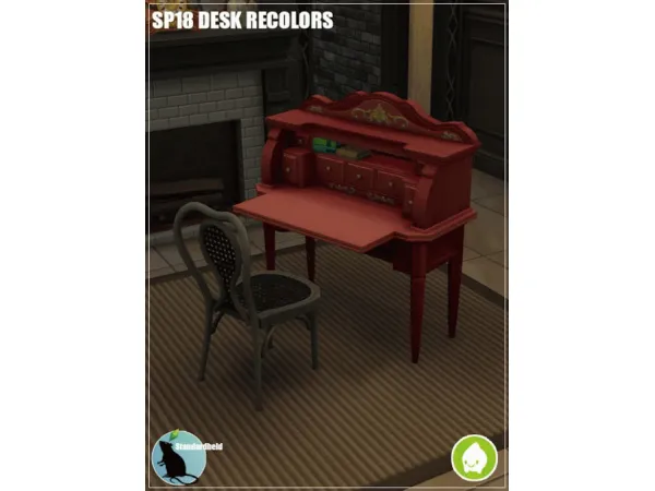 Maxis Match SP18 Desk recolors - The Sims 4 Custom Content