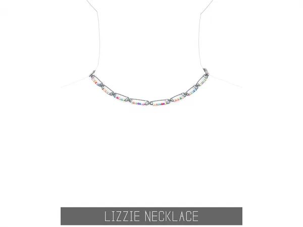 Alpha LIZZIE NECKLACE - The Sims 4 Custom Content