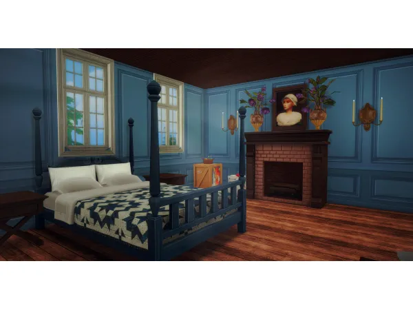 Maxis Match New Georgian Wall Panels by AnachroSims - The Sims 4 Custom Content