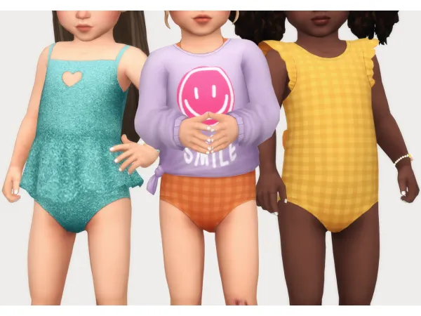 Maxis Match swimwear pack - The Sims 4 Custom Content