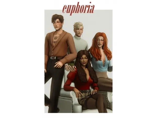 Maxis Match euphoria pack by clumsyalien - The Sims 4 Custom Content