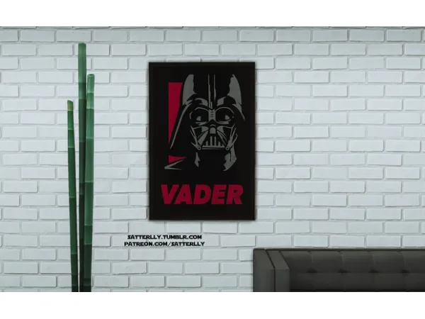 Maxis Match Star Wars posters 1 by satterlly - The Sims 4 Custom Content