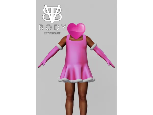 Alpha Body by Vasquez 12 Days of Christmas Day 7 - The Sims 4 Custom Content
