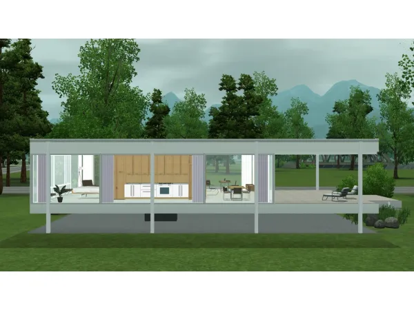 Farnsworth House - The Sims 3 Custom Content