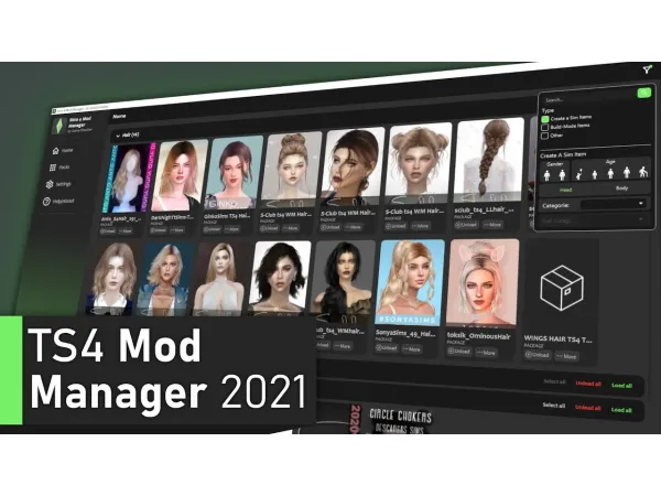 Mix Sims 4 ModCC Manager 2021 by GameTimeDev - The Sims 4 Custom Content