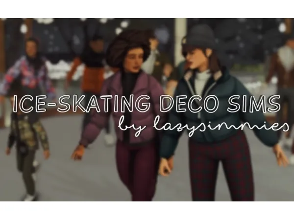 Maxis Match ice skating deco sims 43173011324431 by lazysimmies - The Sims 4 Custom Content