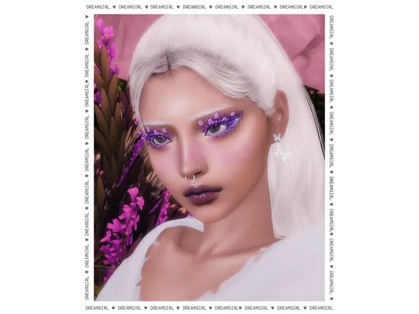 Alpha MIX N MATCH FLOWER LASHES by dreamgirl - The Sims 4 Custom Content