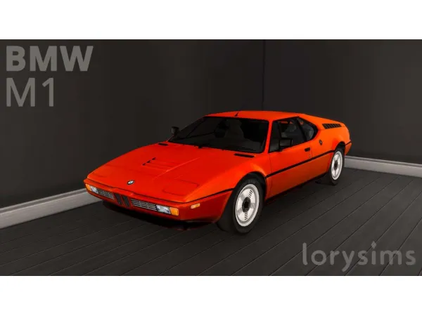 Mix 1978 BMW M1 by LorySims - The Sims 4 Custom Content