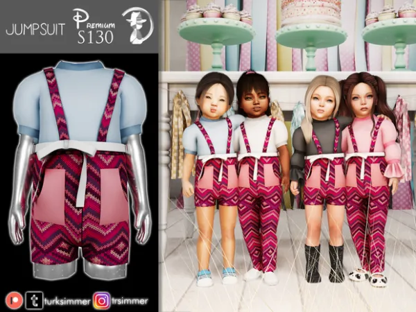 Alpha Jumpsuit S130 by turksimmer - The Sims 4 Custom Content