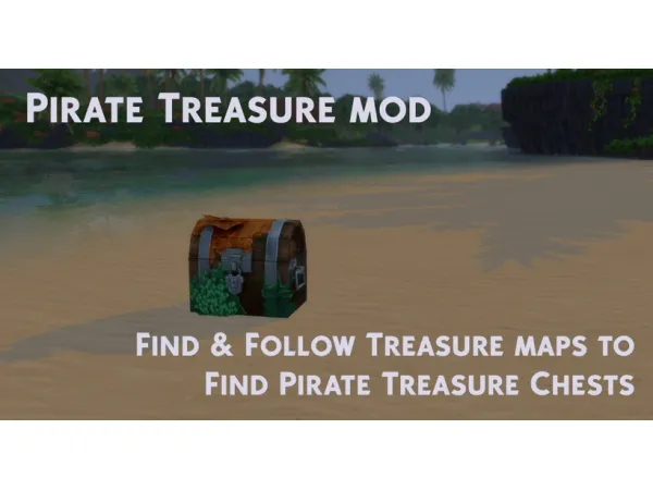 Maxis Match Pirate Treasure Mod by Simsonian Library - The Sims 4 Custom Content