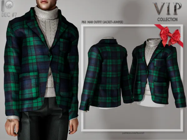 MAN OUTFIT (JACKET+JUMPER) P83 by busra-tr