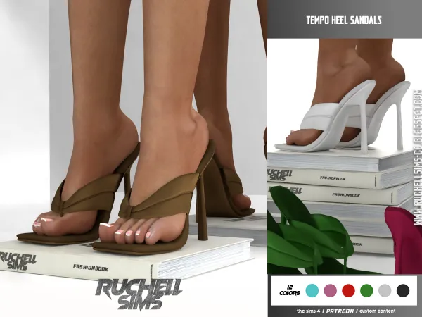 Alpha new year gift tempo heels - The Sims 4 Custom Content