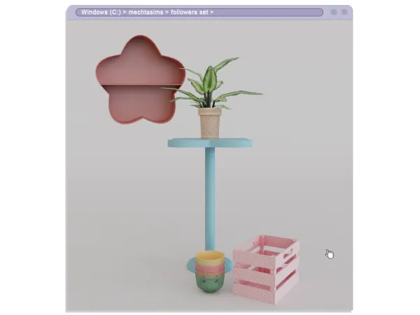 Mix Followers Set by Mechtasims - The Sims 4 Custom Content