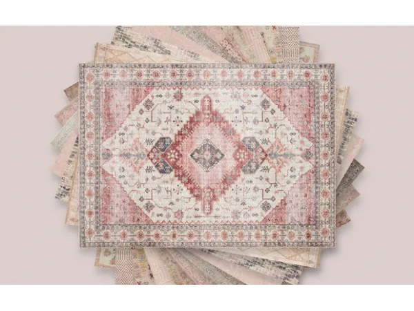 Mix Loloi Rugs in Pink by SimPlistic - The Sims 4 Custom Content