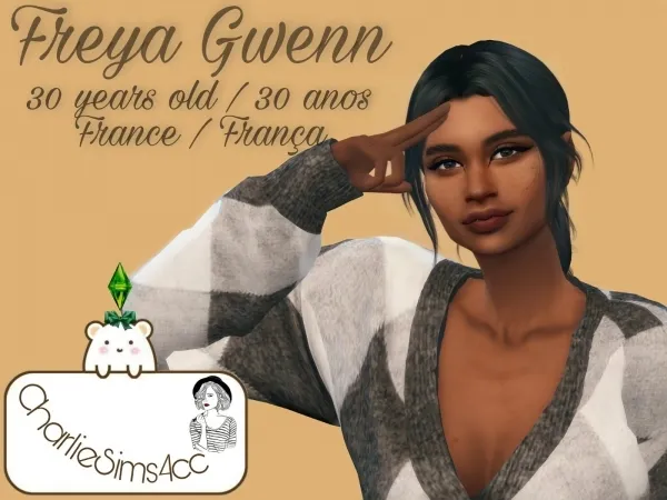Maxis Match Freya Gwenn - The Sims 4 Custom Content