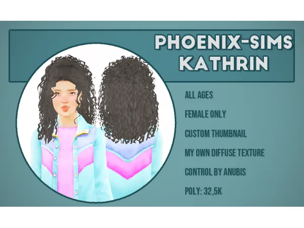 Phoenix Sims hairs - The Sims 3 Custom Content