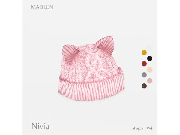 Maxis Match Nivia Hat by simsfinds - The Sims 4 Custom Content