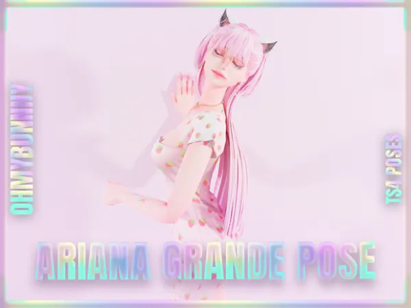 Alpha Ariana Grande Pose Inspo - The Sims 4 Custom Content