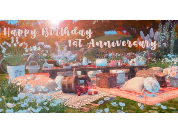 April Release: 1st Anniversary  by Minha Doce Vida Sims
