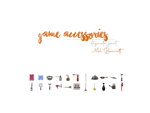 Maxis Match For Pose Creators Game Accessories Conversion by melbennett - The Sims 4 Custom Content