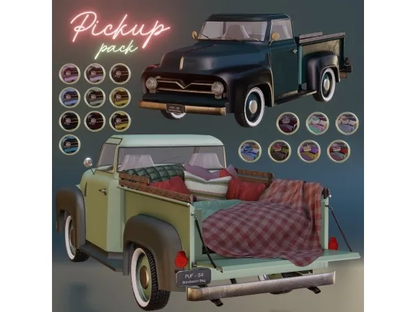 The Sims 4 CC pack - Pickup pack