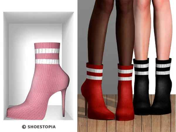Alpha Allon Boots by Shoestopia - The Sims 4 Custom Content