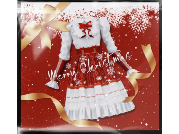 Alpha Christmas lolita by Arltos - The Sims 4 Custom Content