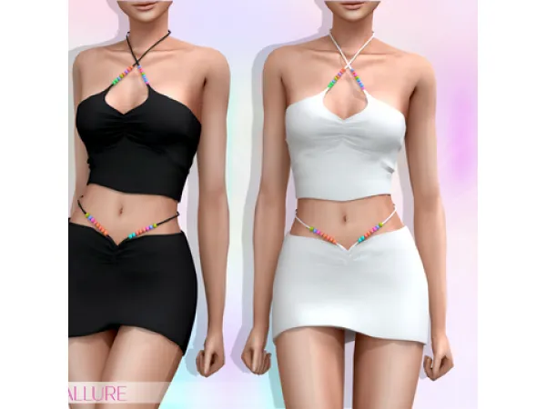 Alpha Belaloallure Tai set by simsfinds - The Sims 4 Custom Content