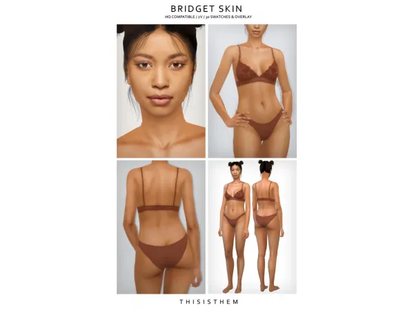 Alpha Bridget Skin by [THISISTHEM] - The Sims 4 Custom Content
